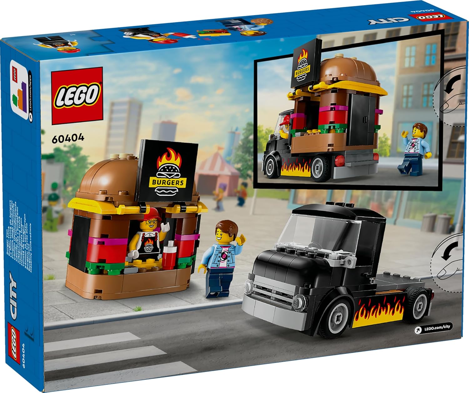 LEGO City Burger Truck Building Kit For Ages 5+