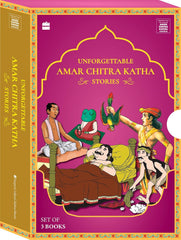 Amar Chitra Katha Unforgettable Amar Chitra Katha Story Book (boxset 4) for ages 7+