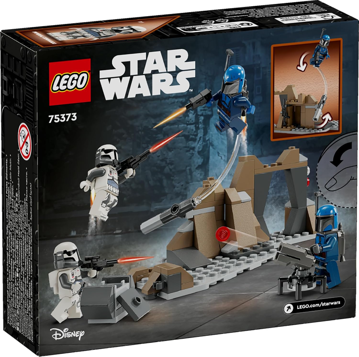 LEGO Star Wars Ambush on Mandalore Battle Pack Set for Ages 6+