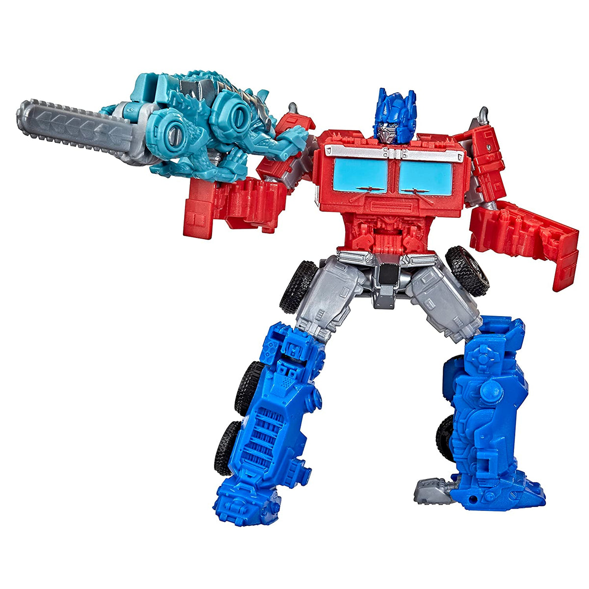 Transformers Rise of The Beasts Movie 5-Inch Beast Alliance Beast Weaponizers 2-Pack Optimus Prime & Chainclaw for Ages 6 Years and Up