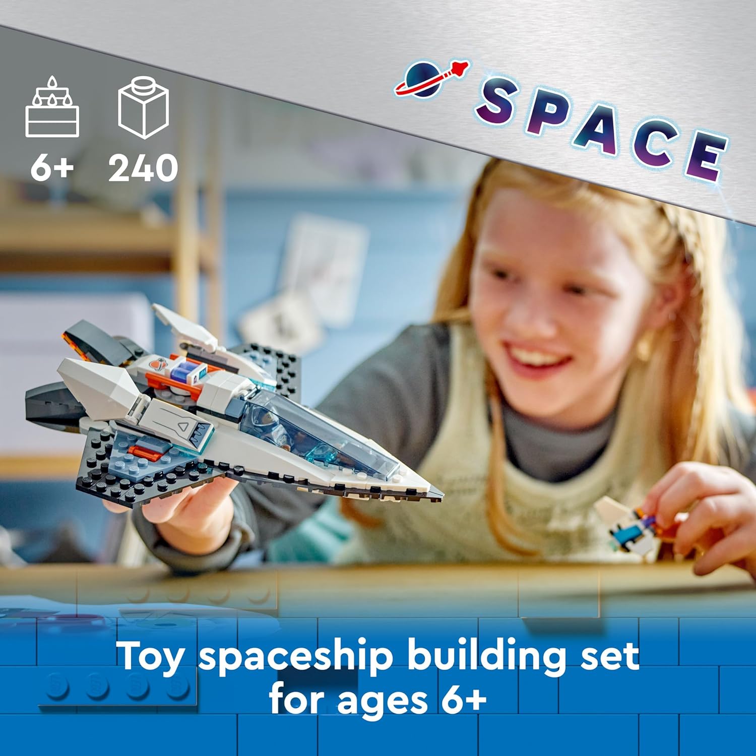 LEGO City Space Interstellar Spaceship Building Kit for Ages 6+