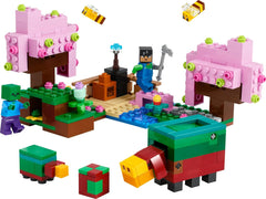 LEGO Minecraft The Cherry Blossom Garden Toy Playset Kit for Ages 8+