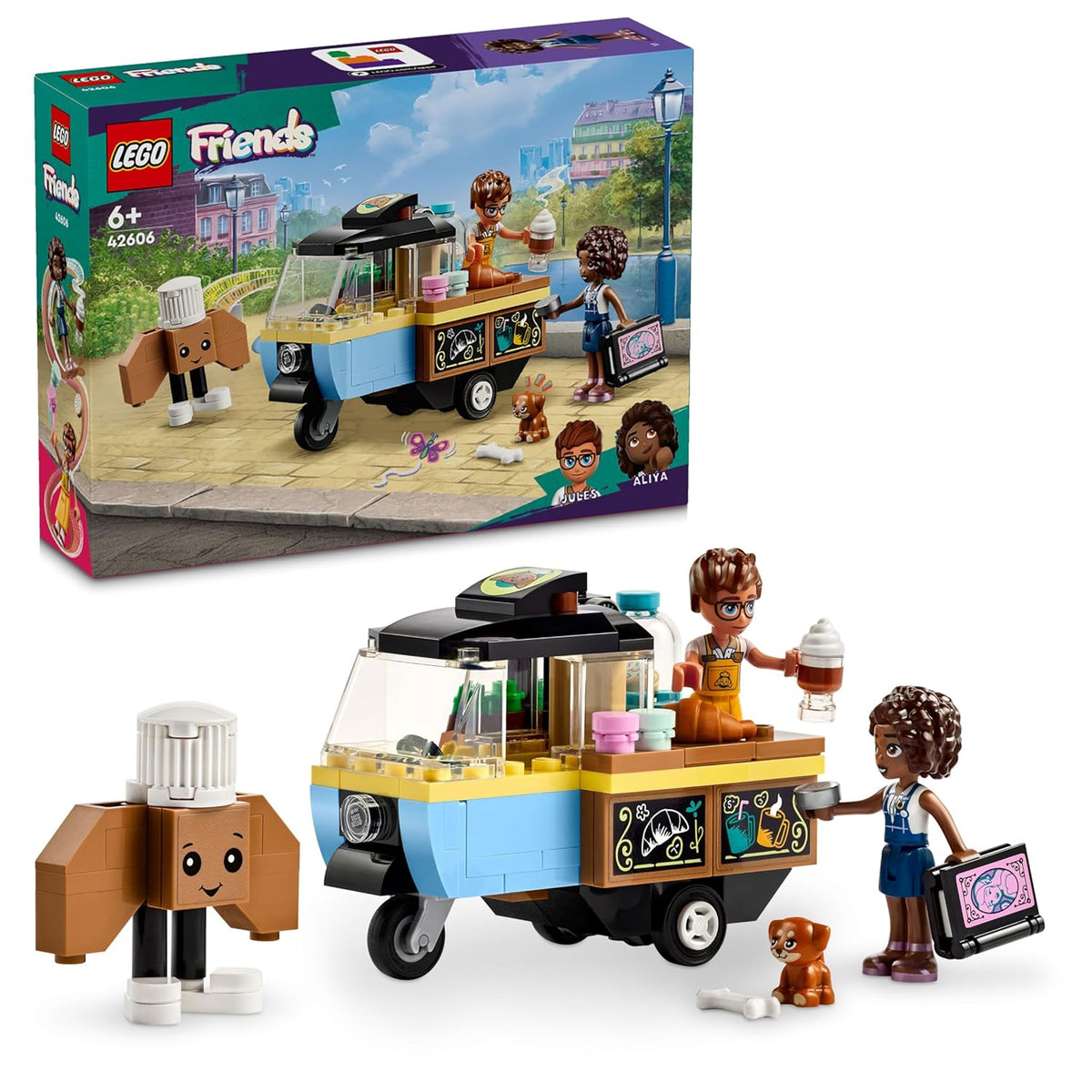 LEGO Friends Mobile Bakery Food Cart Building Kit for Ages 6+