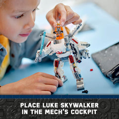 LEGO Star Wars Luke Skywalker X-Wing Mech Set for Ages 6+