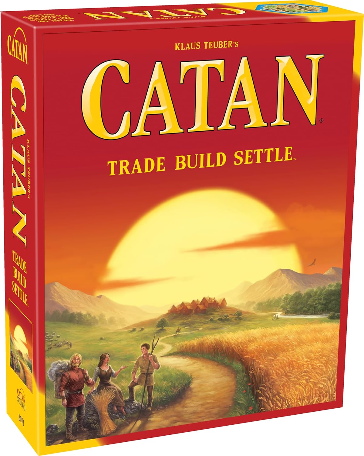 Funskool Games The Original CATAN, Family Adventure Board Game for Adults and Family, 3 to 4 Players for Ages 10+