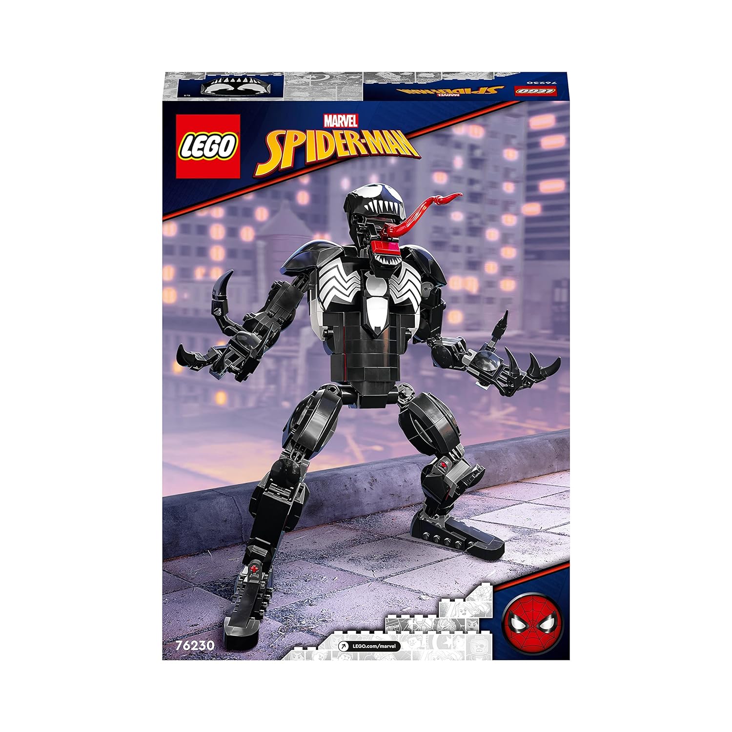 LEGO Marvel Venom Figure Building Kit for Ages 8+