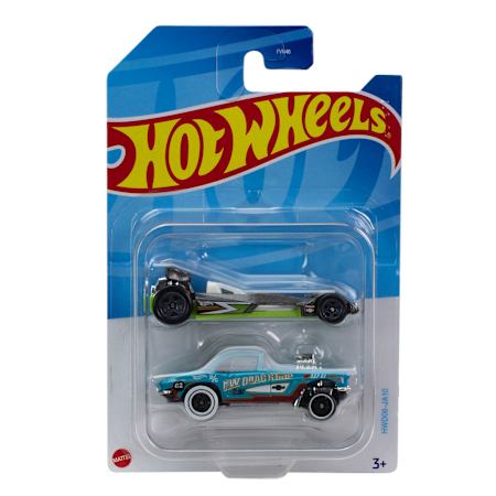 Hot Wheels Set of 2 Vehicles Toy in 1:64 Scale for Kids & Collectors Styles & Design May Vary