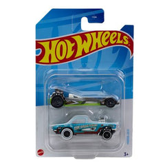 Hot Wheels Set of 2 Vehicles Toy in 1:64 Scale for Kids & Collectors Styles & Design May Vary