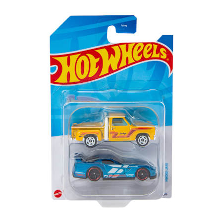 Hot Wheels Set of 2 Vehicles Toy in 1:64 Scale for Kids & Collectors Styles & Design May Vary