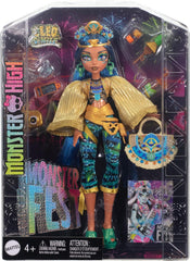 Monster High Cleo De Nile Doll with Glam Monster Fest Outfit and Festival Themed for Kids 8-15 Years