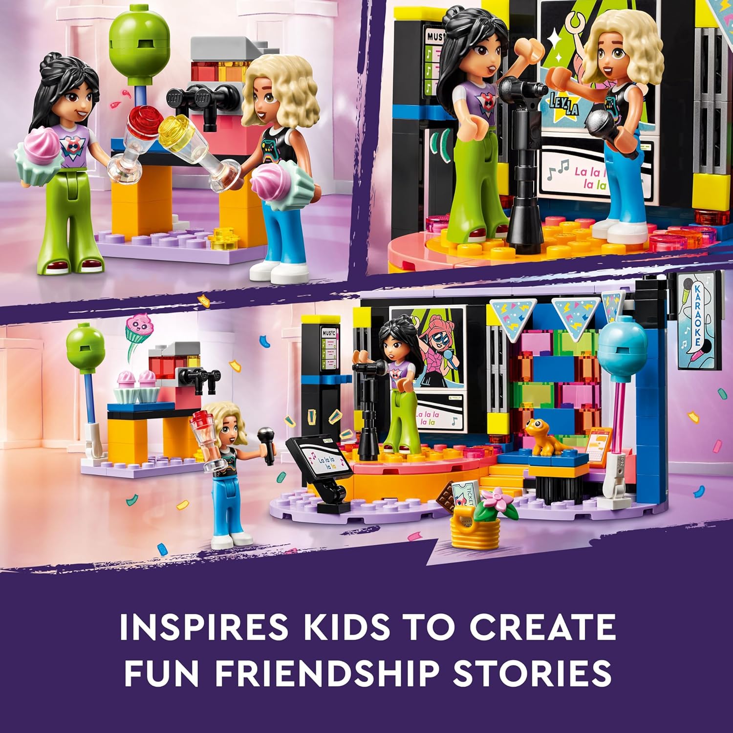 LEGO Friends Karaoke Music Party Set Building Kit For Ages 6+