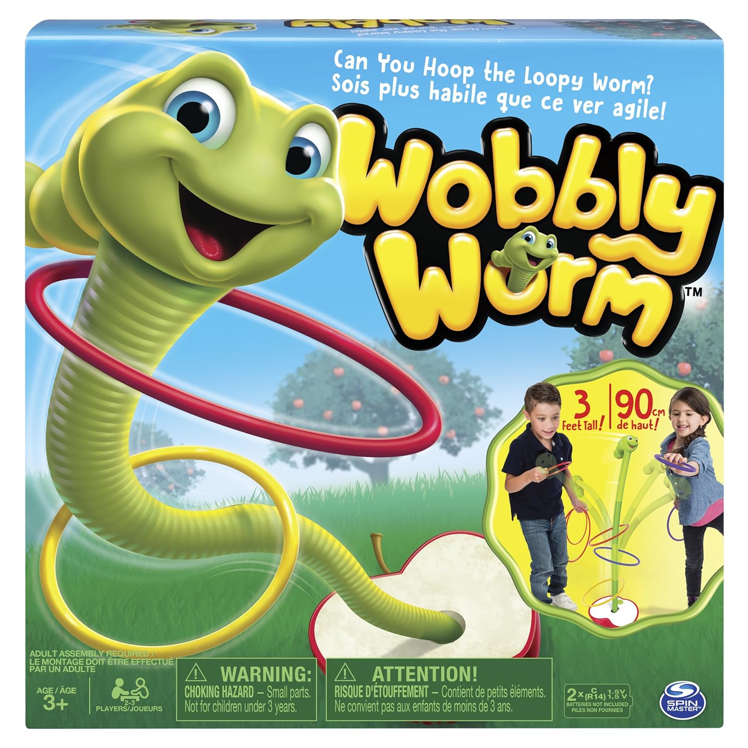 Funskool Spinmaster Wobbly Worm Fun Game for Kids Party Game Ages 3+