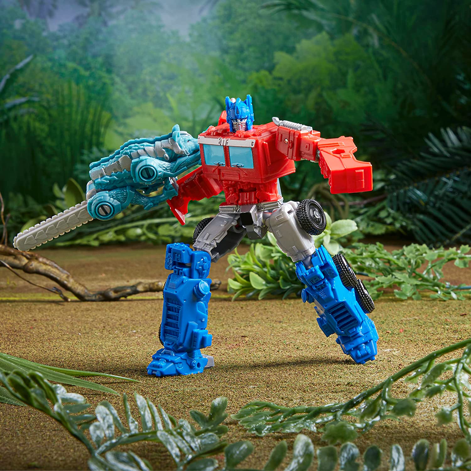 Transformers Rise of The Beasts Movie 5-Inch Beast Alliance Beast Weaponizers 2-Pack Optimus Prime & Chainclaw for Ages 6 Years and Up