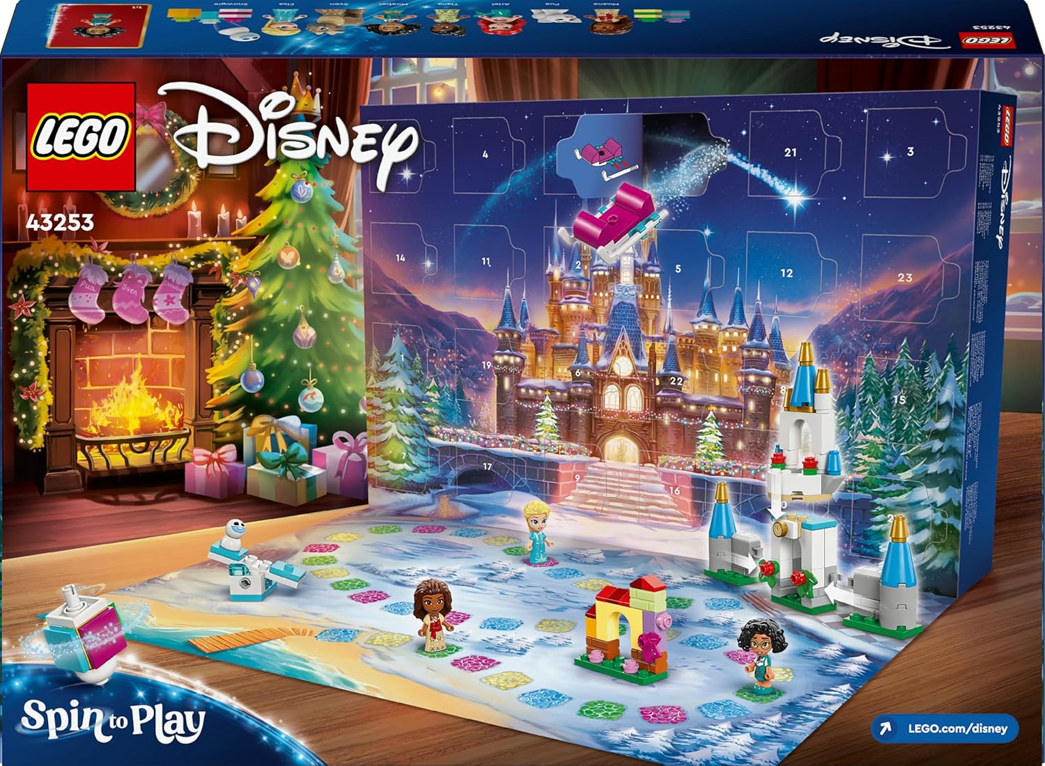 LEGO Disney Advent Calendar 2024 Building Kit For Ages 5+