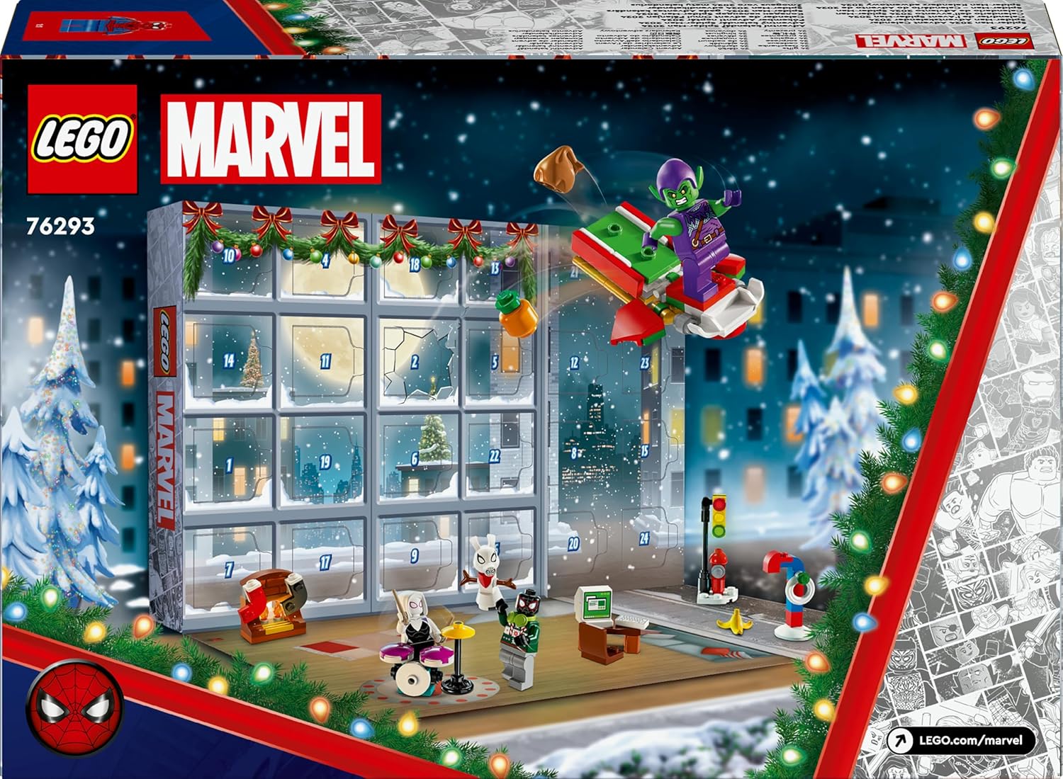 LEGO Marvel Spider-Man 2024 Advent Calendar Building Kit For Ages 7+