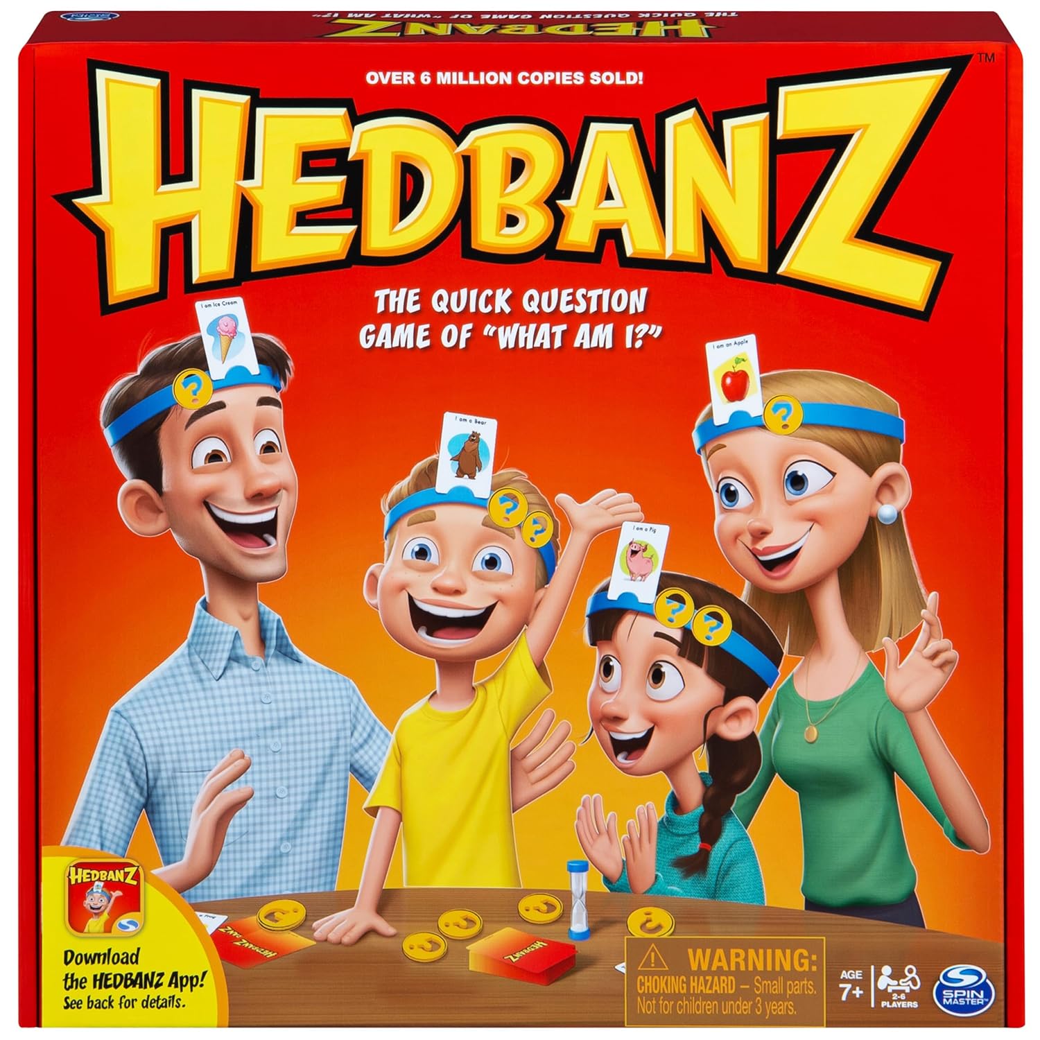 Funskool Spin Master Hedbanz Picture Guessing Board Game for 2-6 Players Ages 3 Years +