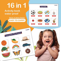 Clapjoy Velcro Book Level 2 For Kids Upto 4 Years