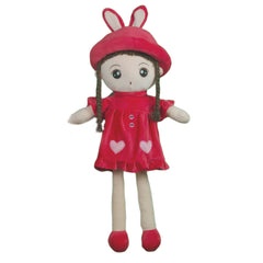 Play Hour Eva Rag Doll Plush Soft Toy Wearing Pink Frock for Ages 3 Years and Up, 75cm