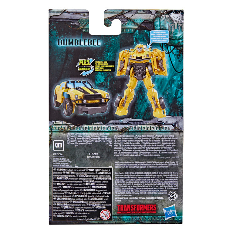 Transformers Rise of The Beasts Movie 6-Inch Flex Changer Bumblebee Converting Action Figure for Ages 6 Years and Up