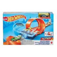 Hot Wheels Loop Stunt Champion Track Set For Kids Ages 4 and Up