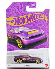 Hot Wheels 57th Anniversary Pearl & Chrome 2024 'D Muscle' Diecast Car