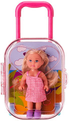 Simba Evi Love 12 cm Trolly Doll With Strip Print Dress For Kids Ages 3+