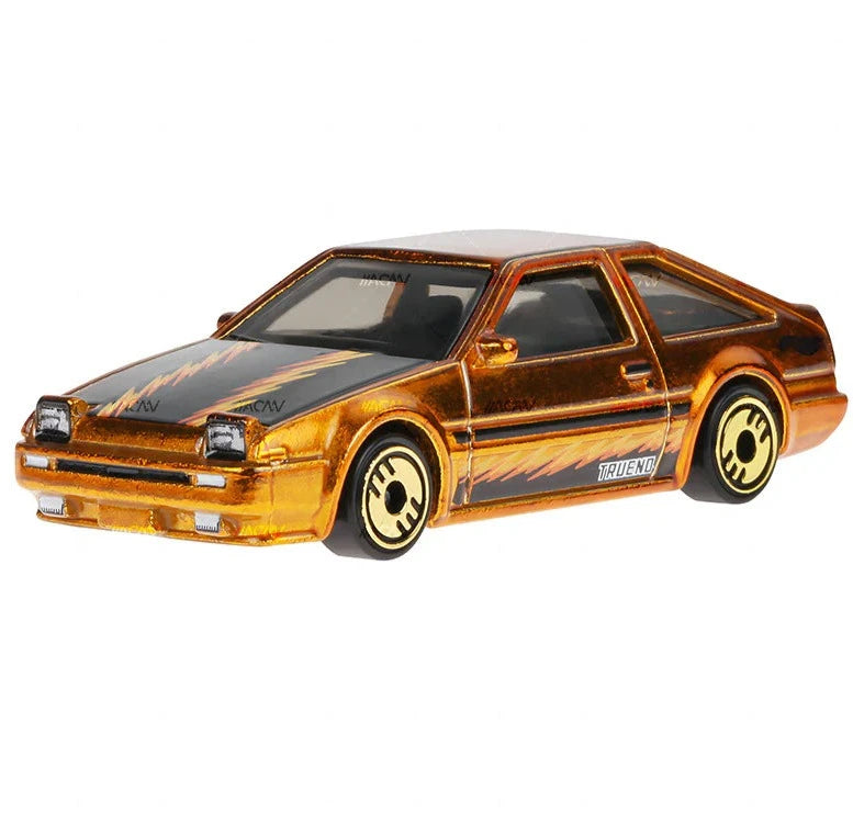 Hot Wheels Ultra Hots Retro 2024 Edition 1:64 Scale Toyota AE86 Sprinter Die-Cast Vehicles with Full Front & Rear Decoration VUM Parts for Ages 3+