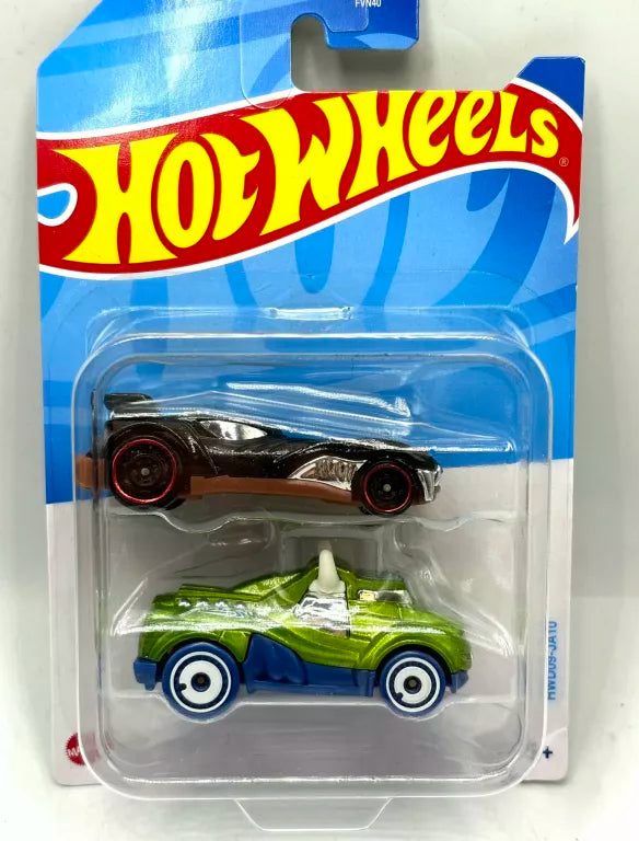 Hot Wheels Set of 2 Vehicles Toy in 1:64 Scale for Kids & Collectors Styles & Design May Vary