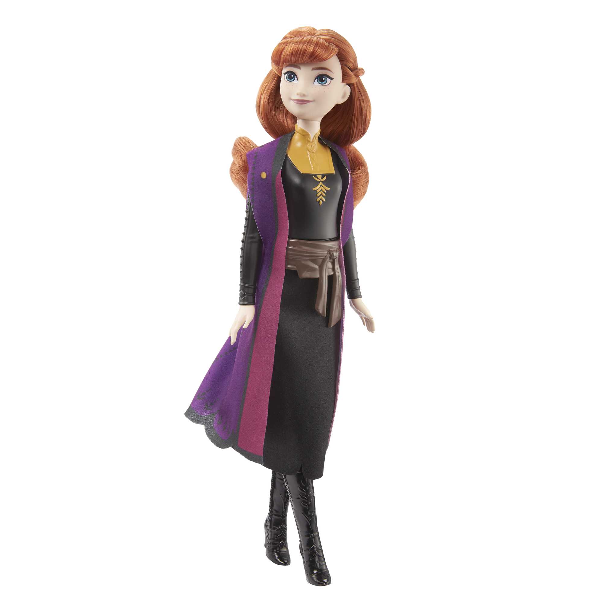 Disney Frozen 2023 Anna Posable Fashion Doll with Signature Clothing and Accessories Inspired Frozen 2 Movie for Ages 3+ (HLW50)