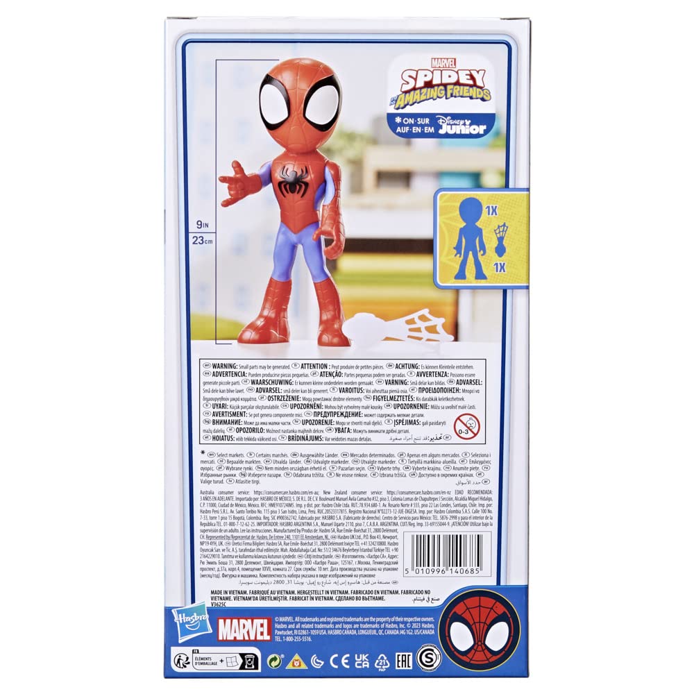 Marvel Spidey and His Amazing Friends Supersized Ghost-Spider Action  Figure, Preschool Super Hero Toy, Kids Ages 3 and Up - Marvel