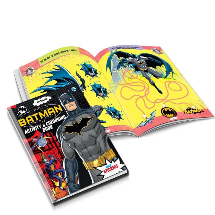 Dreamland Batman Copy Colouring and Activity Books Pack - A Drawing Painting & Colouring Book For Kids - Pack of 5 Books(English)