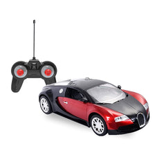 Playzu R/C 1:24 Scale Sports Vehicle, Red & Black - Remote Control Car for Kids Ages 6+