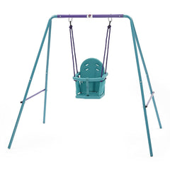 Plum Classic 2 in 1 Metal Swing Set for Kids Ages 2-5 Years