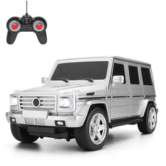 Playzu R/C 1:24 Scale SUV Vehicle, Silver - Remote Control Car for Kids Ages 6+