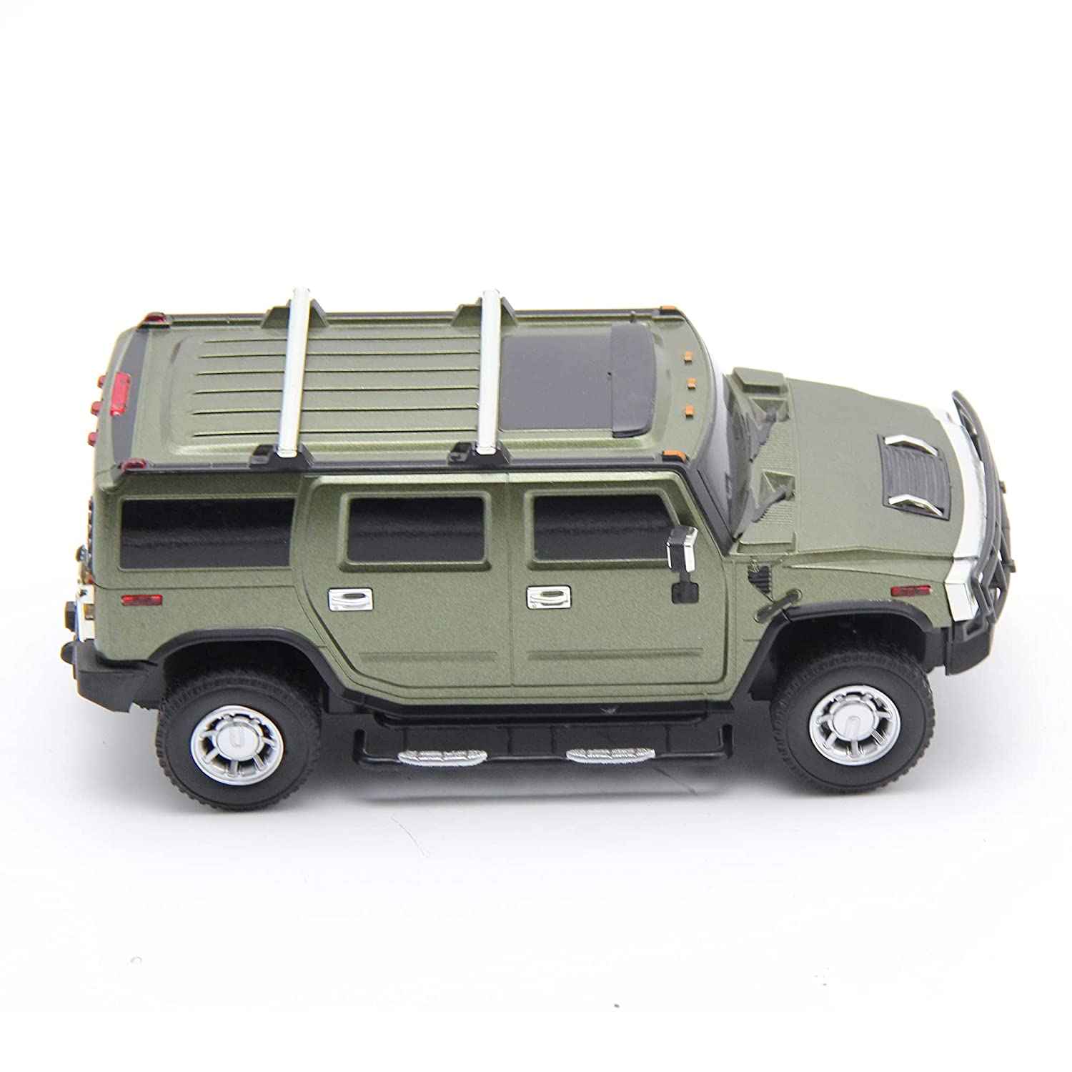 Playzu R/C 1:24 Scale Army Vehicle, Green - Remote Control Car for Kids Ages 6+