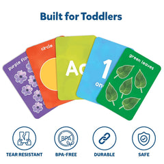 Skillmatics Letters, Numbers, Shapes & Colors - 3 in 1 Educational Flash Cards for Ages 2+ - FunCorp India