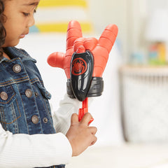 Marvel Spidey and His Amazing Friends Miles Morales: Spider-Man Web Launcher Role Play Toy Blaster for Kids Ages 4 and Up