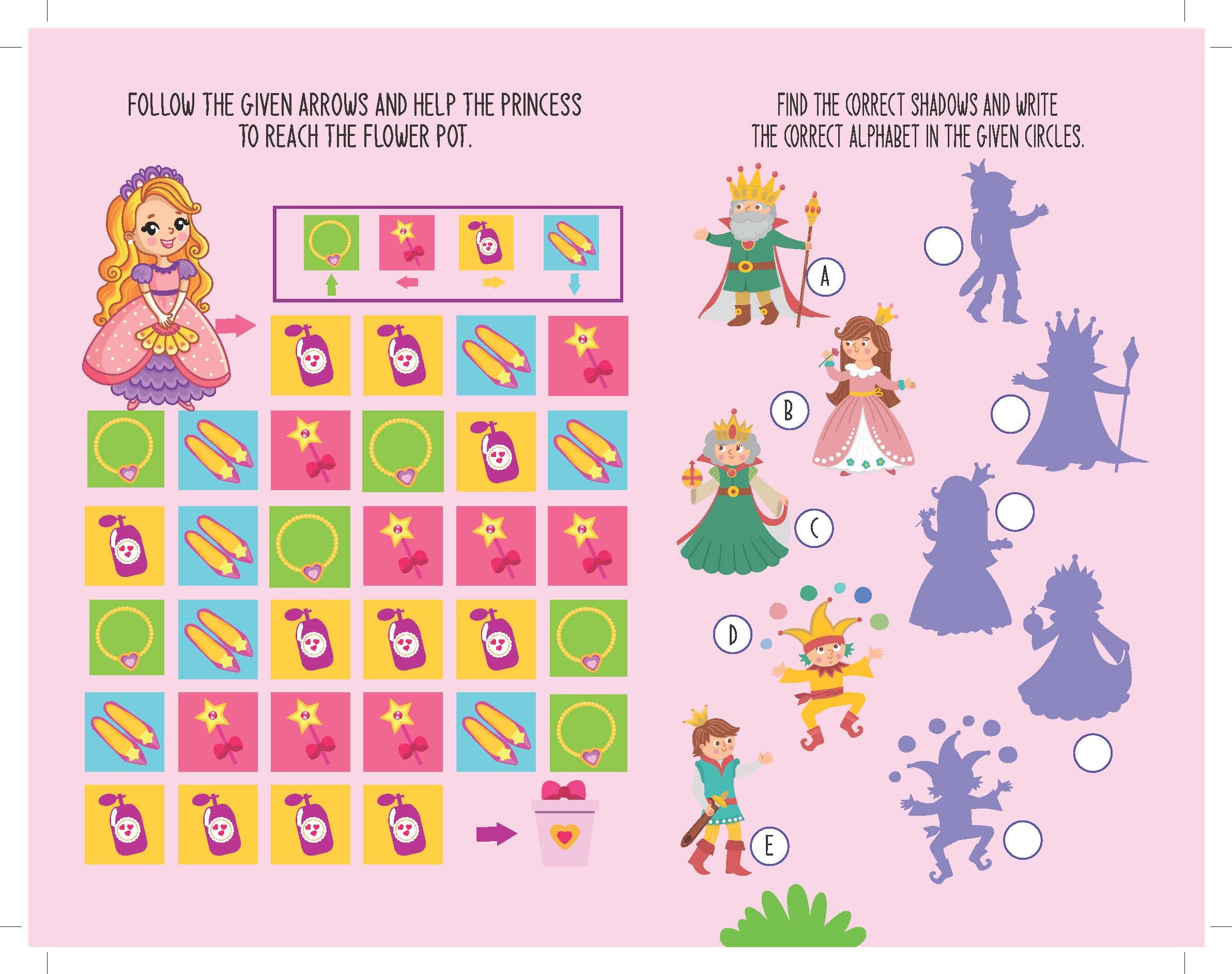 Dreamland Fun with Princess - An Activity & Colouring Book for Kids Ages 3+