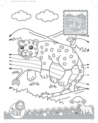 Dreamland Jungle - It's Colour time with Stickers - An Activity Book For Kids Ages 3+