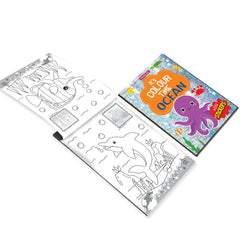 Dreamland Ocean - It's Colour time with Stickers - An Activity Book For Kids Ages 3+