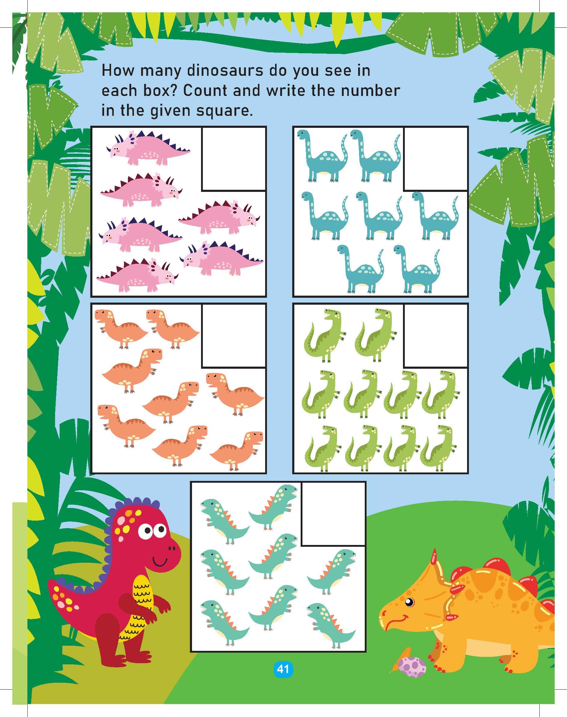 Dreamland Dinosaur Activity and Colouring - An Activity Book for Kids Ages 2+