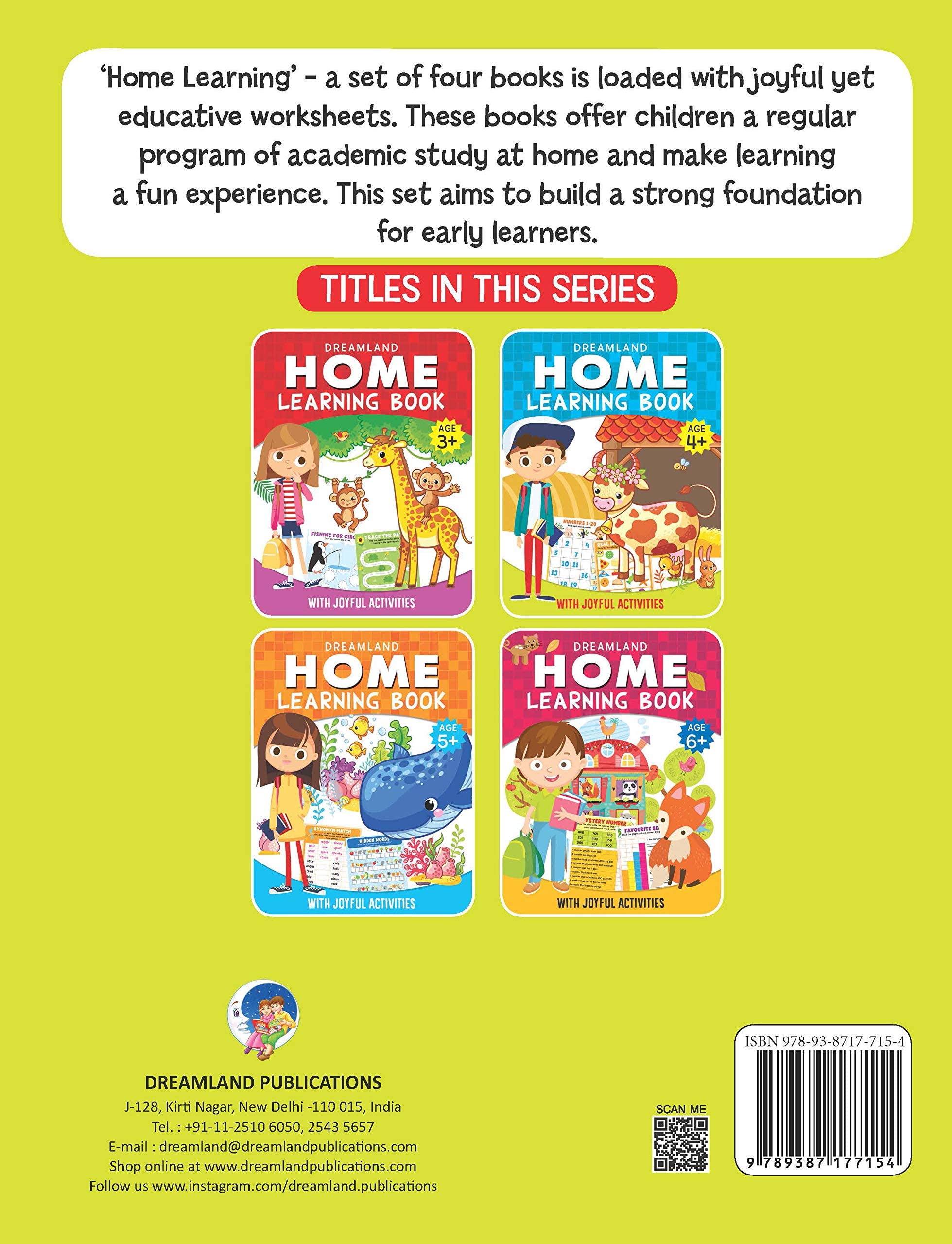 Dreamland Home Learning Book With Joyful Activities 4+ An Interactive & Activity Book For Kids (English)