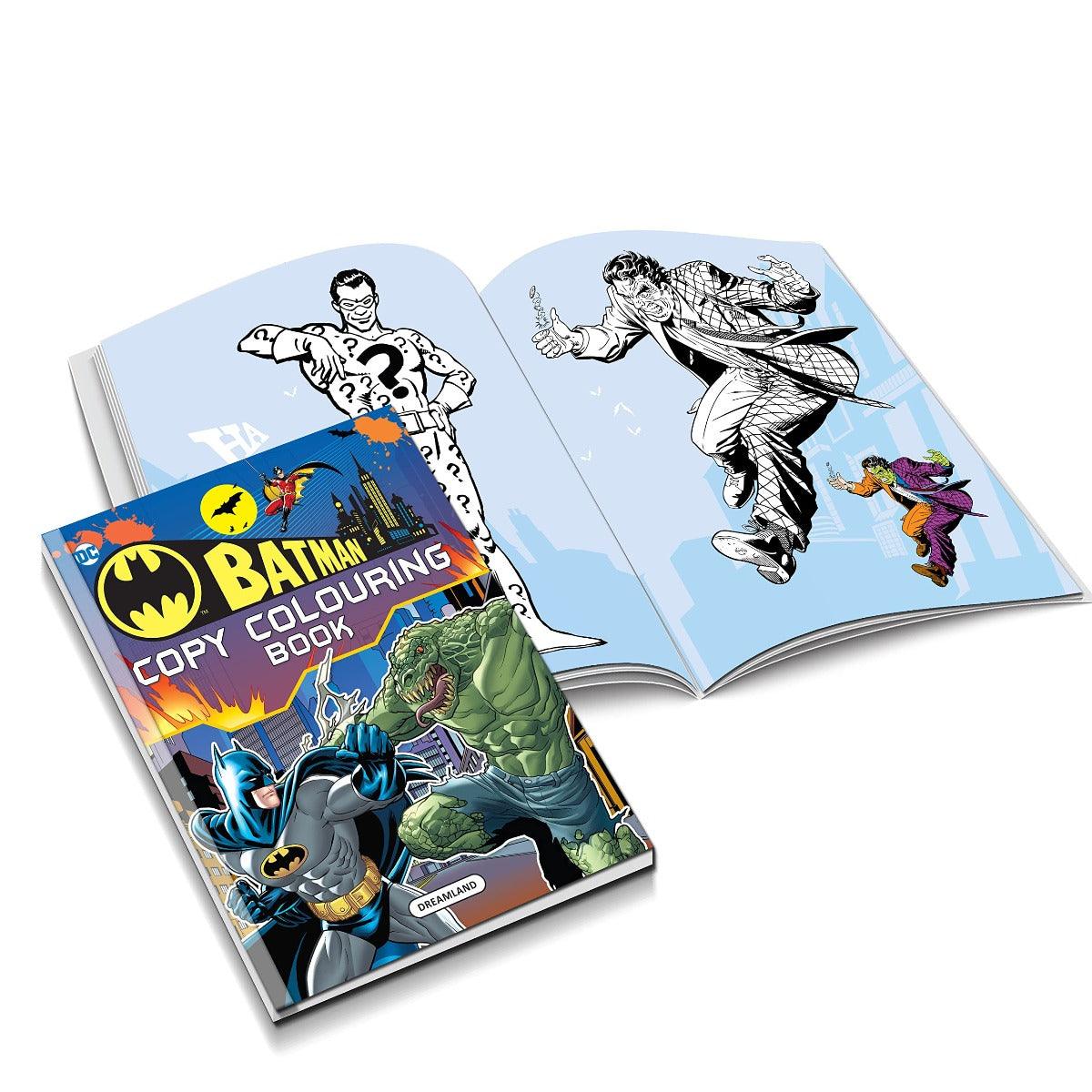 Dreamland Batman Copy Colouring and Activity Books Pack - A Drawing Painting & Colouring Book For Kids - Pack of 5 Books(English)