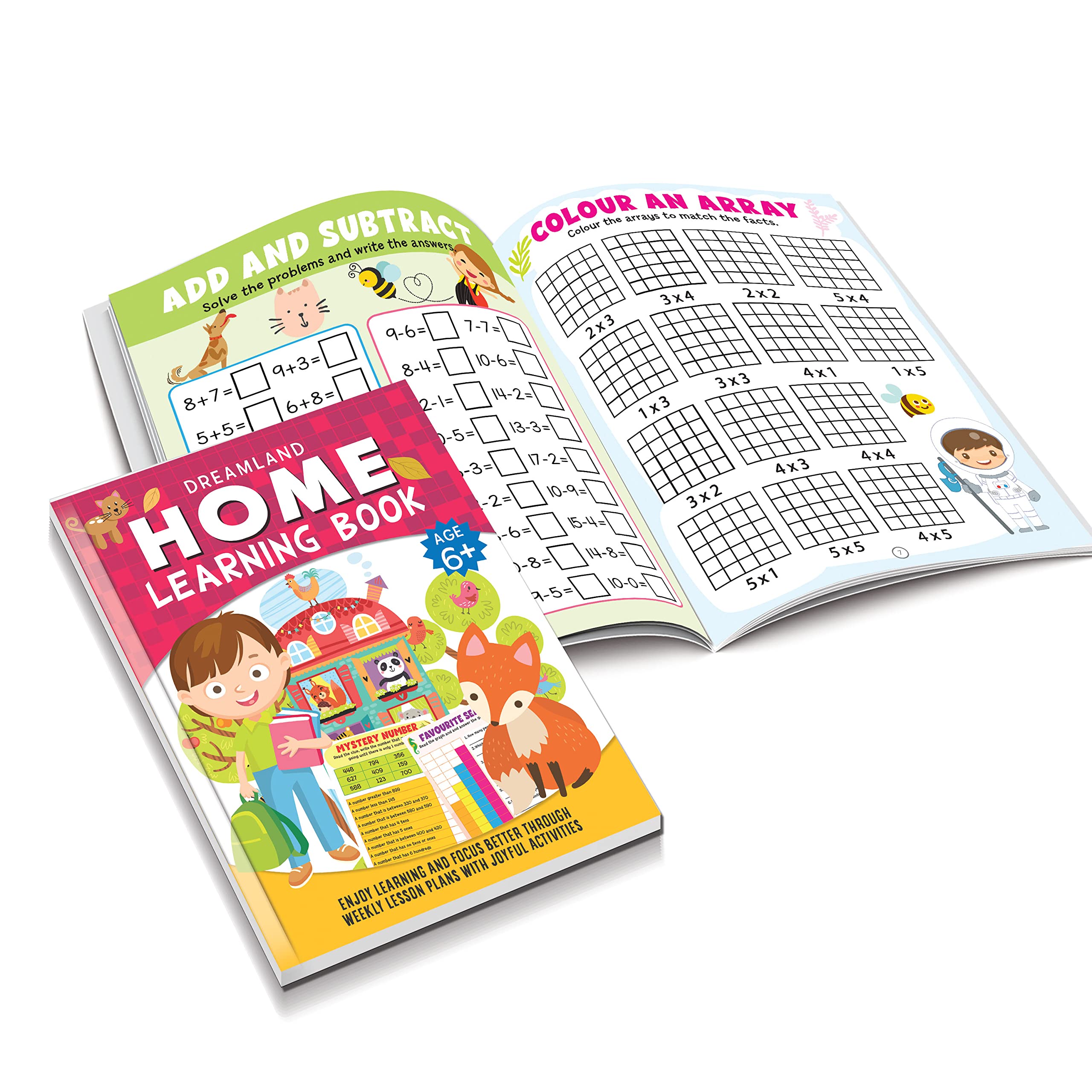 Dreamland Home Learning Book With Joyful Activities 3+ An Interactive & Activity Book For Kids (English)