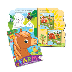 Dreamland Farm Activity and Colouring - An Activity Book for Kids Ages 2+