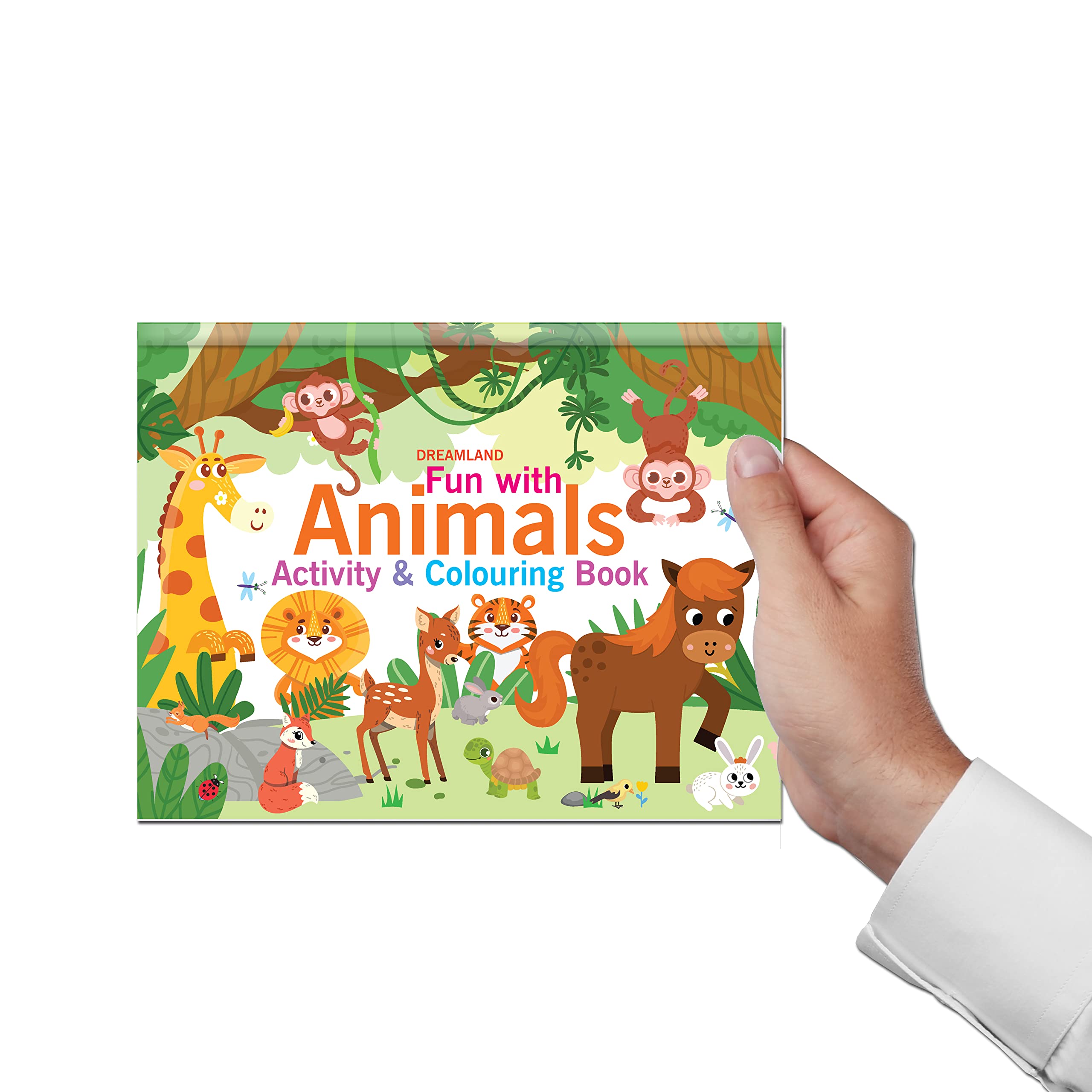 Dreamland Fun with Animals - An Activity & Colouring Book for Kids Ages 3+