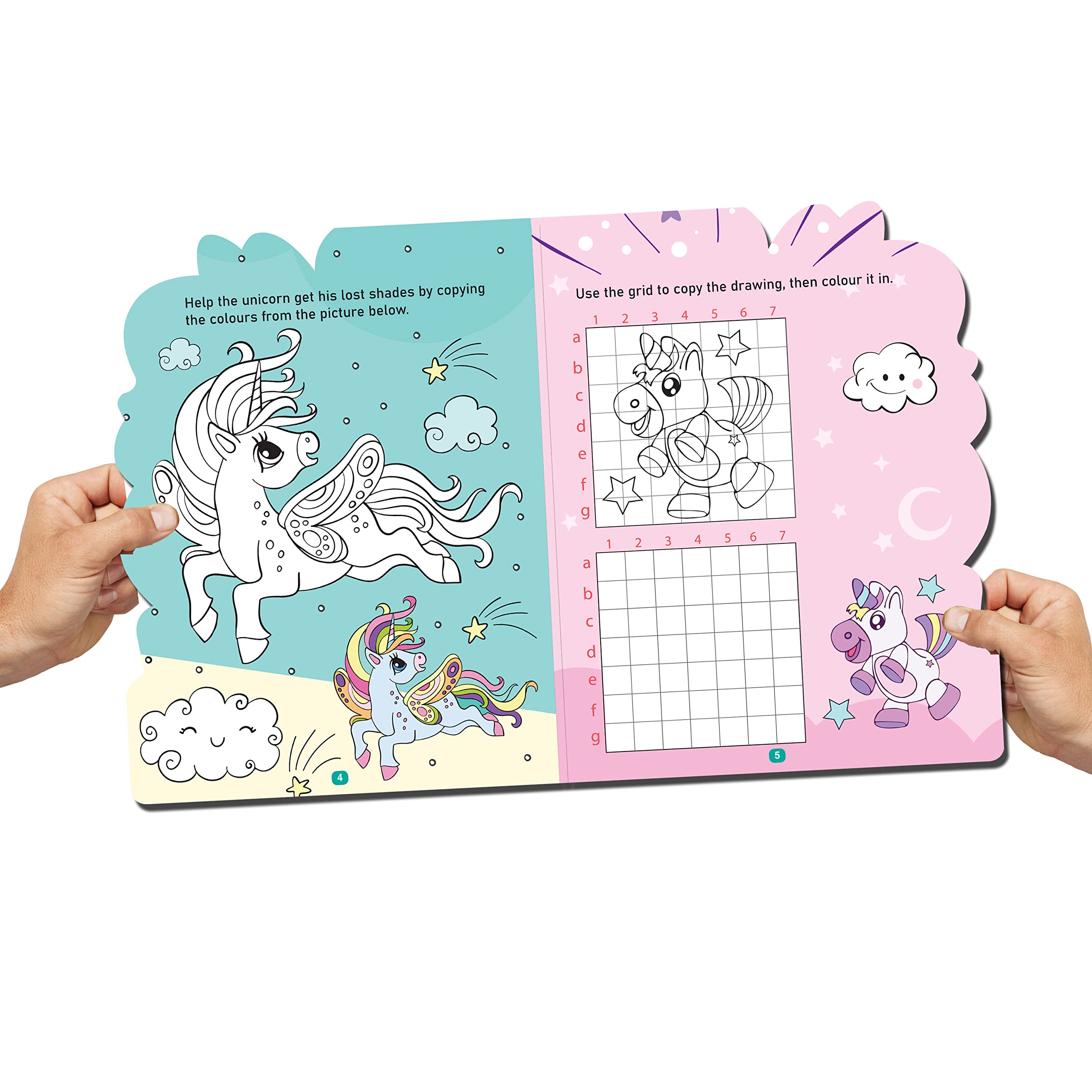 Dreamland Unicorn Activity and Colouring - An Activity Book for Kids Ages 2+