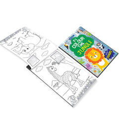 Dreamland Jungle - It's Colour time with Stickers - An Activity Book For Kids Ages 3+