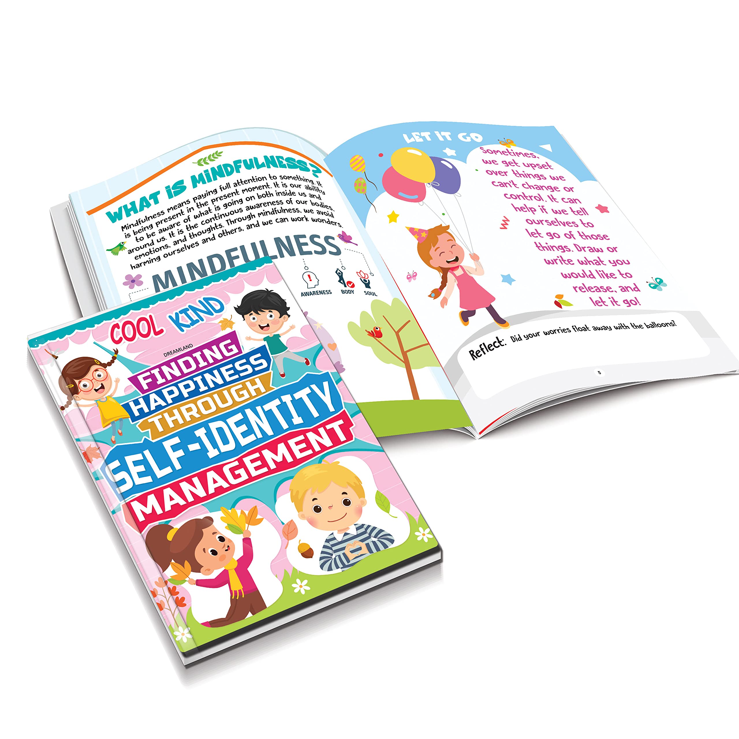 Dreamland Self - Identity Management - Finding Happiness Series - An Interactive & Activity Book For Kids (English)