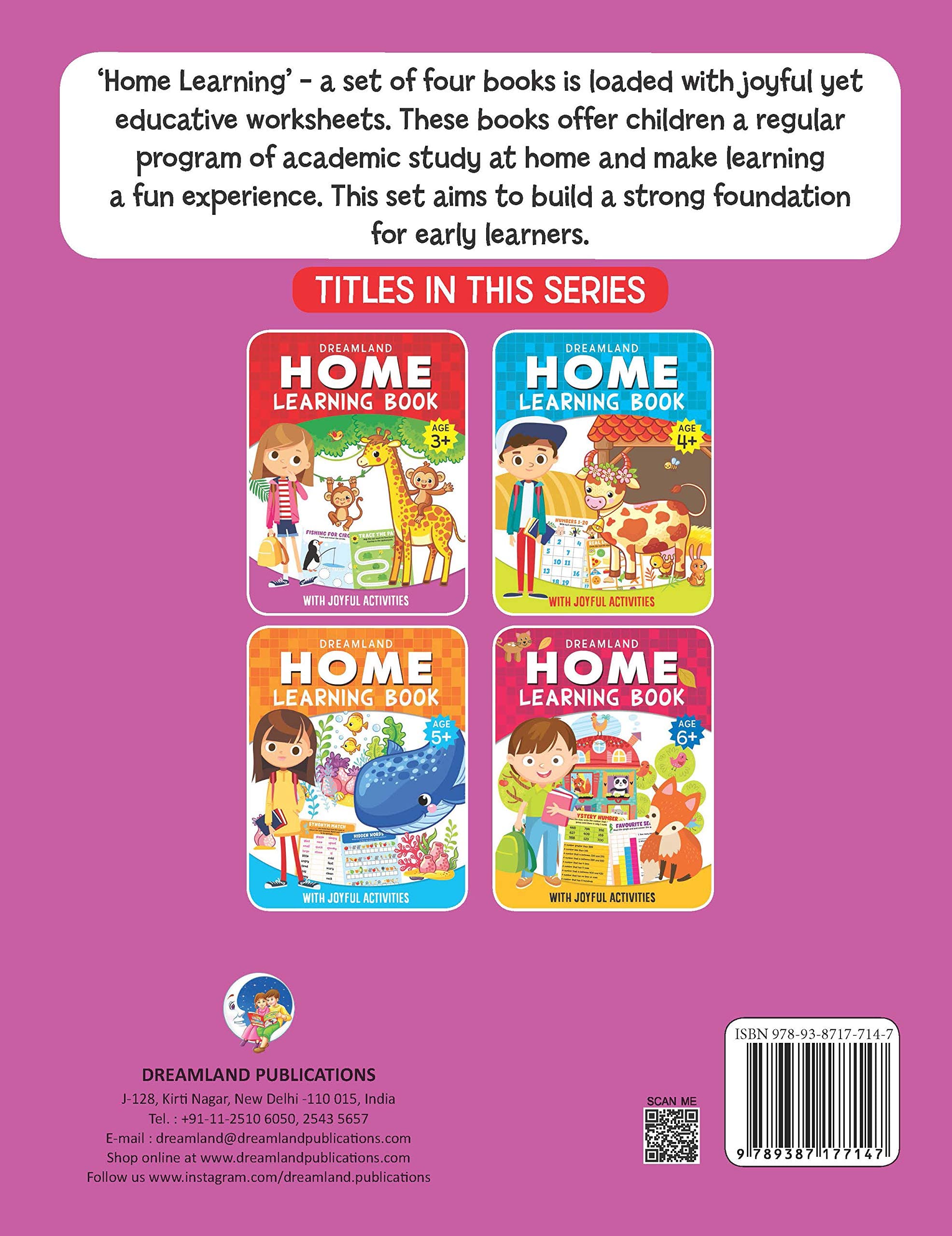 Dreamland Home Learning Book With Joyful Activities 3+ An Interactive & Activity Book For Kids (English)